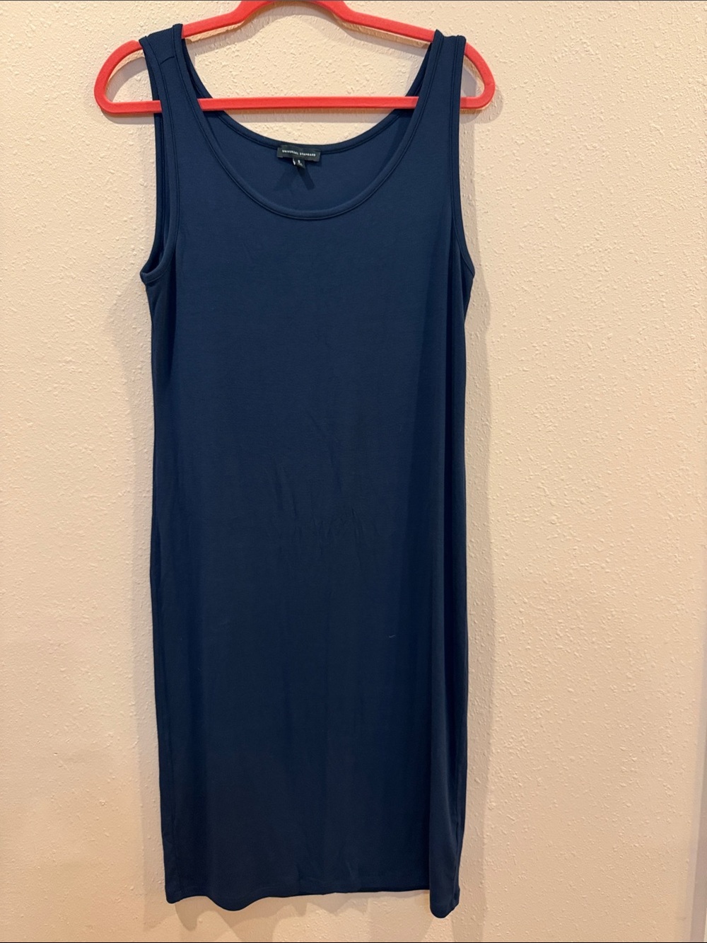 Banana Republic Navy Sleeveless Midi Dress